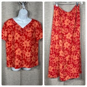 Judith Hart Collection shirt & skirt